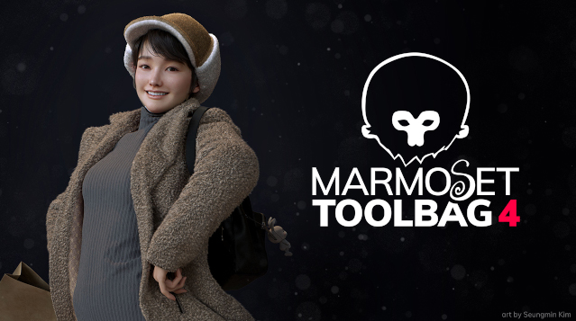 三维场景实时预览软件 Marmoset Toolbag V4.0.4.3 八猴渲染器 Win