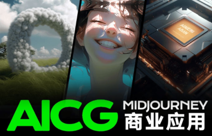 榴芒AIGC商业应用Midjourney+Stable Diffusion（高清画质无素材）