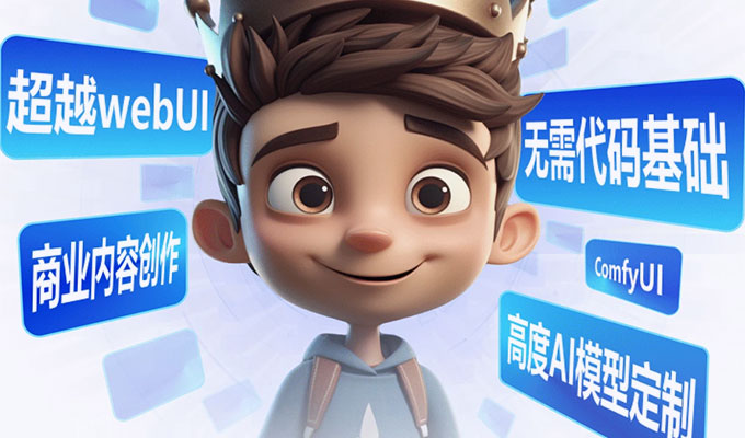 小王子ComfyUI AI系统课2024年12月结课（超清画质带素材）