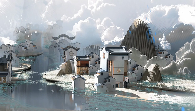 果冻冻柠茶Blender场景概念设计（高清画质无素材）