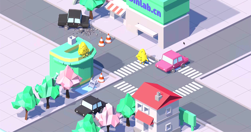 【芝士学院】C4D训练营-14天集体创作梦想小镇（画质清晰无素材）